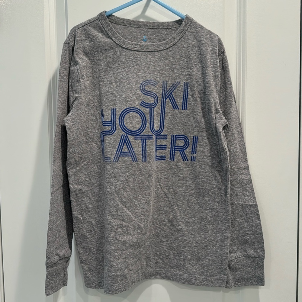 J. Crew Crewcuts Boys Long Sleeve T-shirt, Size medium 8-9